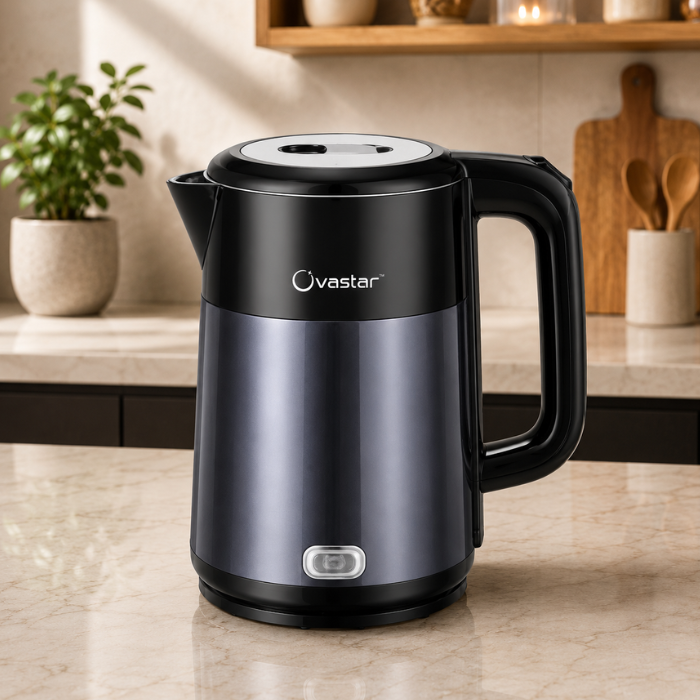 Electric Kettle Outside plastic inside steel